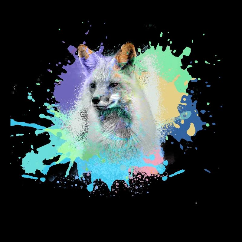 fuchs ,Graffiti, Malerei,fuchs ,aquarell