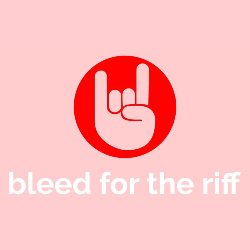 Bleed For The Riff rouge/blanc