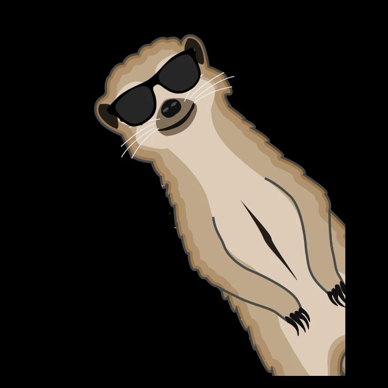 Erdmännchen Sonnenbrille Lustig Geschenk tiere