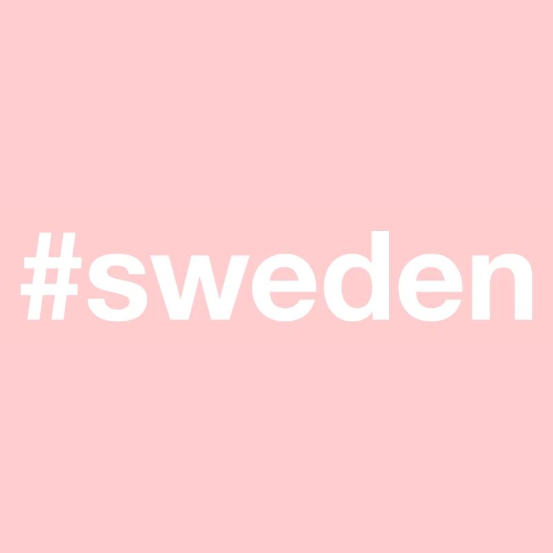 SUÈDE Hashtag Sverige Schweden