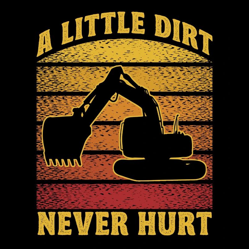 Construction Excavatrice Construction Worker Gift