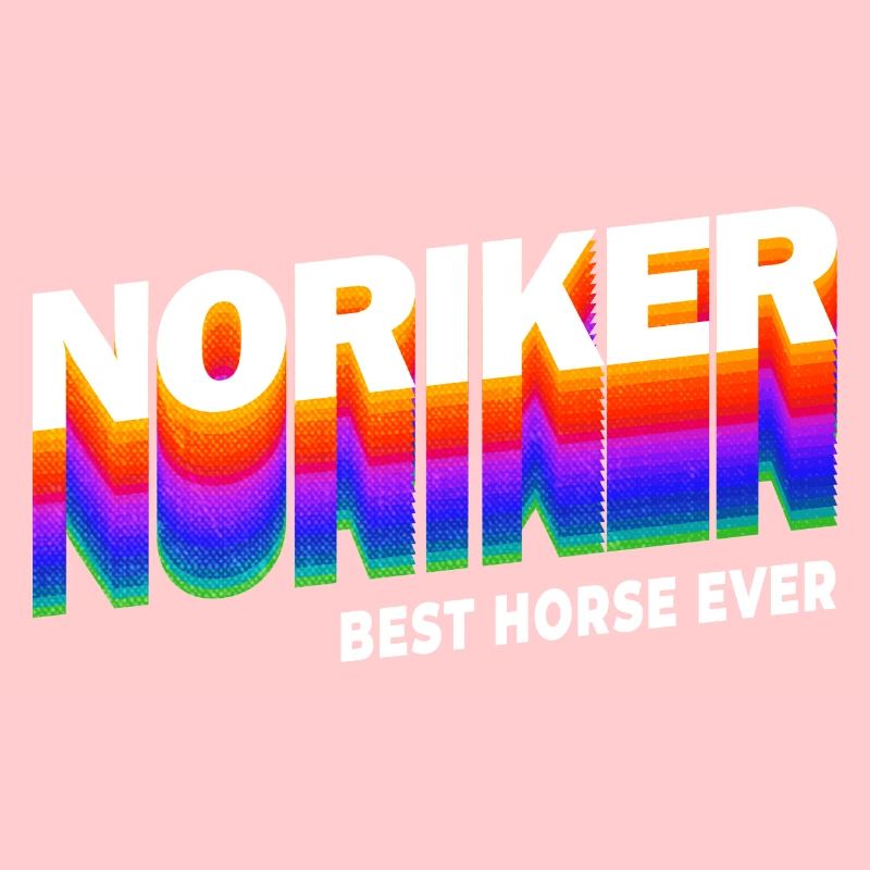Noriker Pferde Design / Geschenkidee