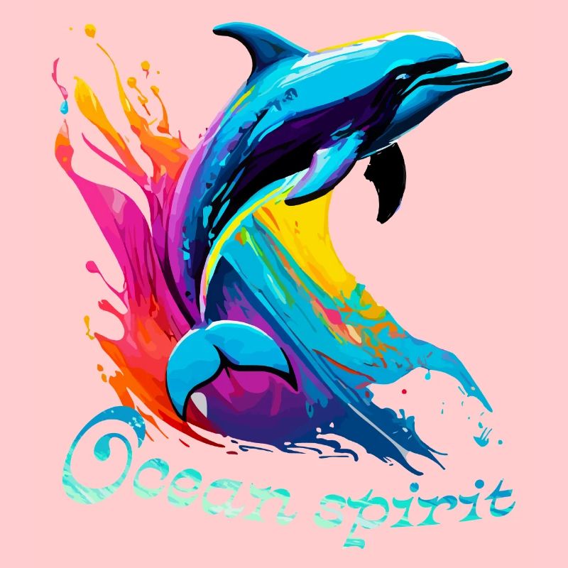 Geist des Ozeans. Delfin