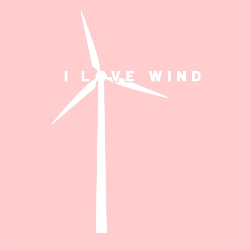 Windkraft - I Love Wind - Windenergie - Windpark