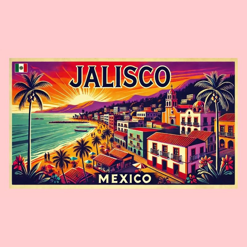 Design de palmier de plage Jalisco Mexico