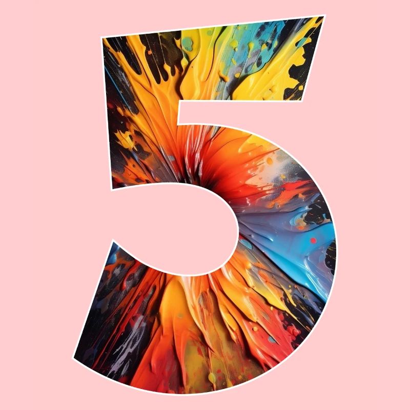 NUMÉRO 5 ANS 5E ANNIVERSAIRE