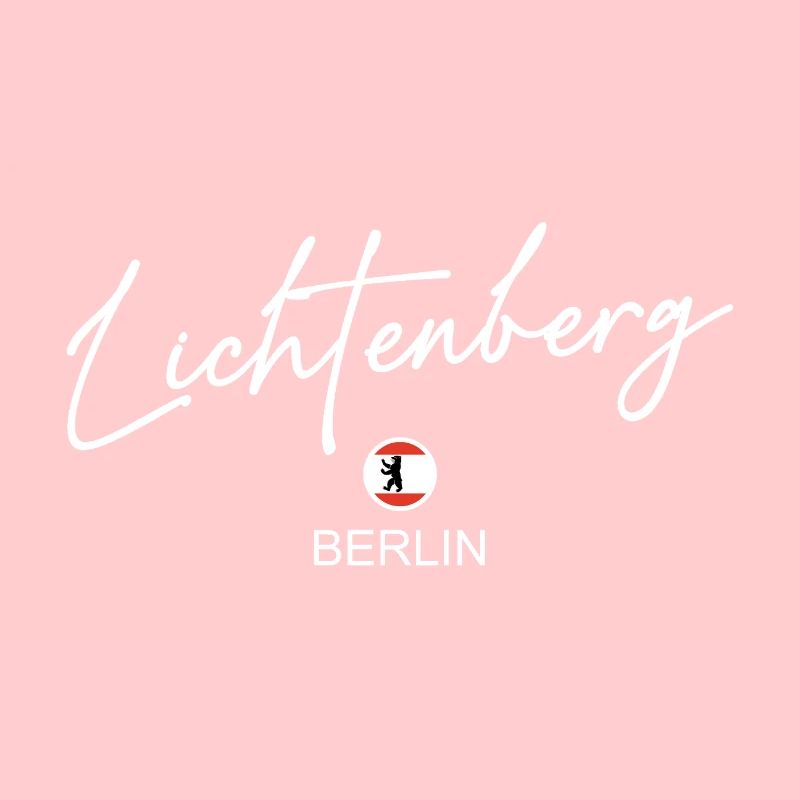 Lichtenberg - Berlin Flagge - Berliner Bär