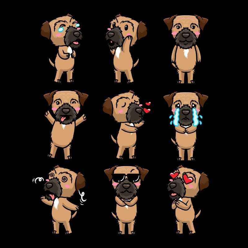 Border Terrier Hund Emotionen