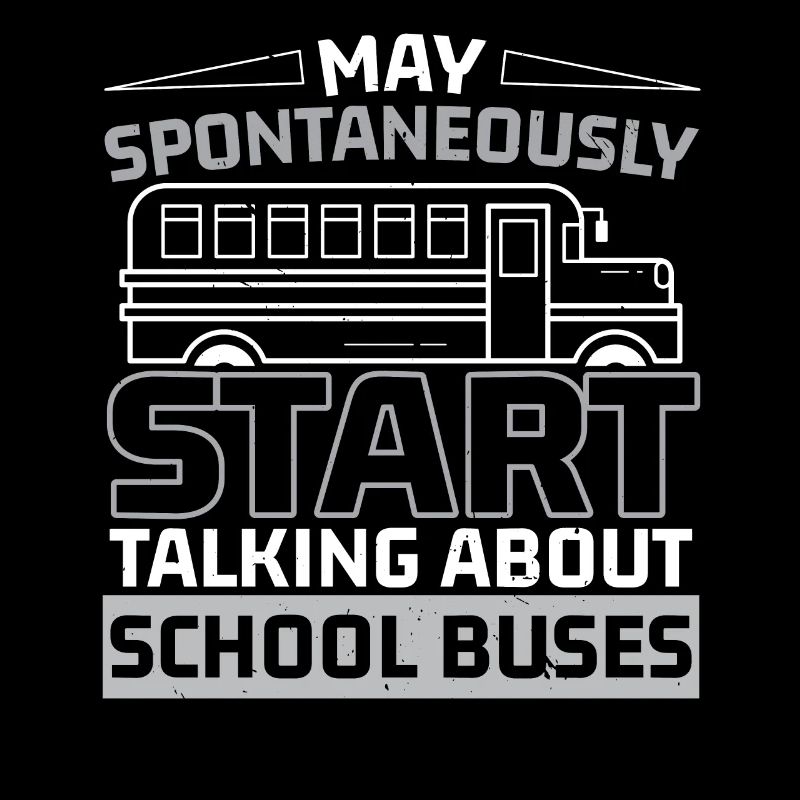 Can talk spontaneously about school buses