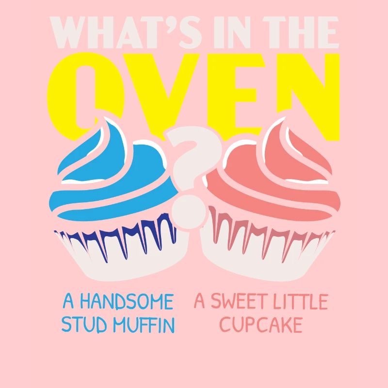 Was ist im Backofen Muffin oder Cupcake Baby-Ankün