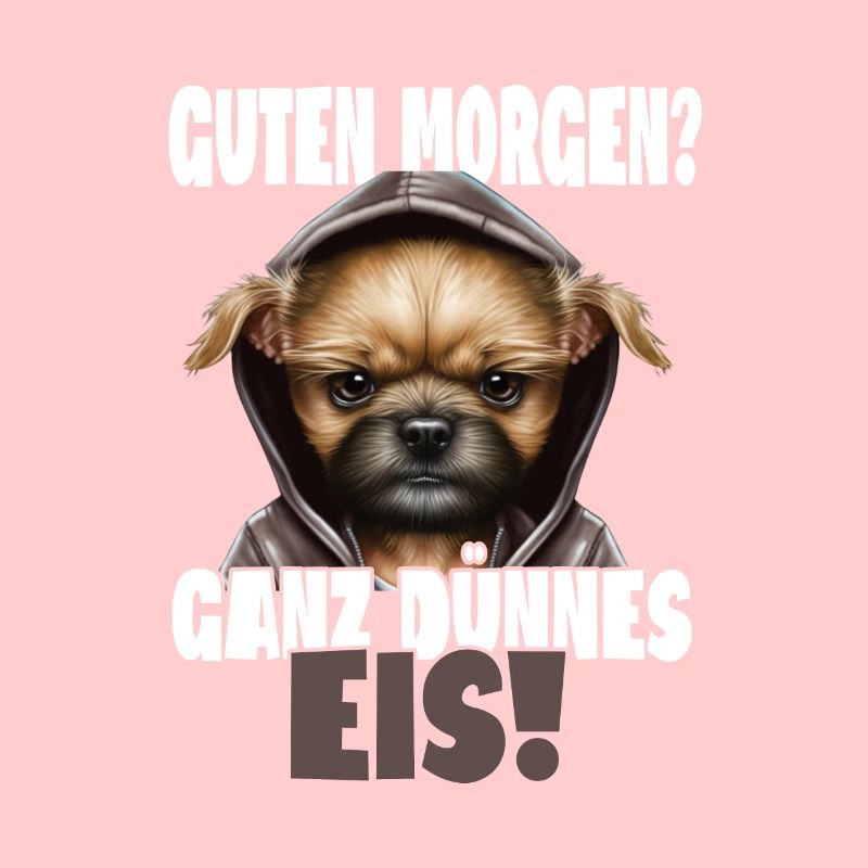 Guten Morgen? Ganz dünnes Eis! Kaffee Spruch