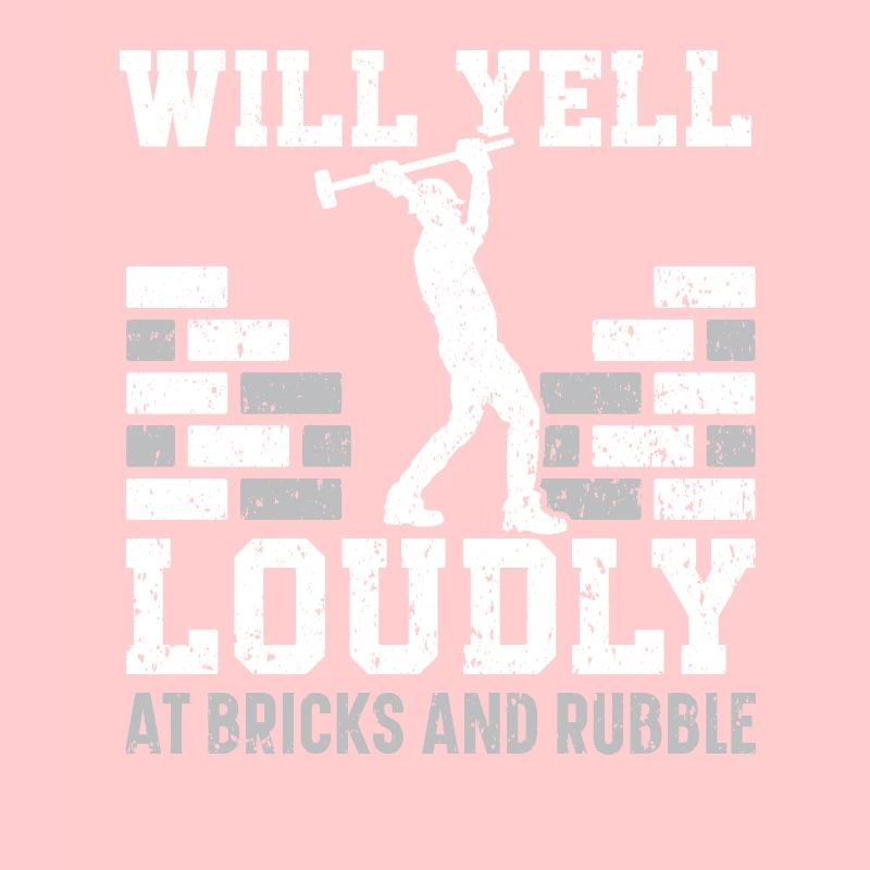 Will scream loudly on brick and rubble demolition