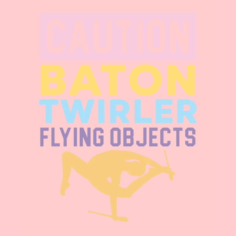 Vorsicht Baton Twirler Fliegende Objekte Baton Twi