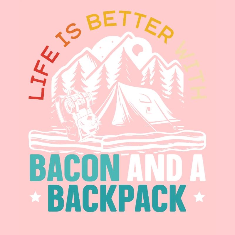 Camping et bacon Meat Camp Camper J’aime le bacon