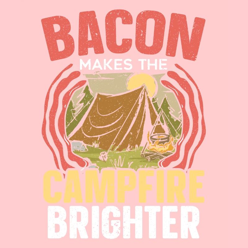 Camping et bacon Meat Camp Camper J’aime le bacon