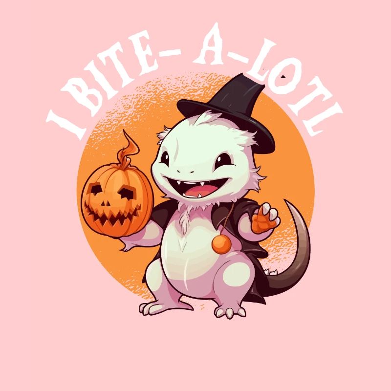 Axolotl Halloween Süßes oder Saures Amphibien-Axolotl