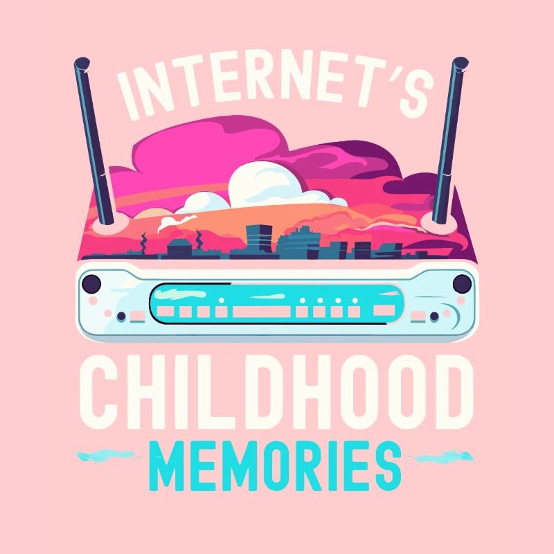 DFÜ-Internetverbindung 90er Computerwitze