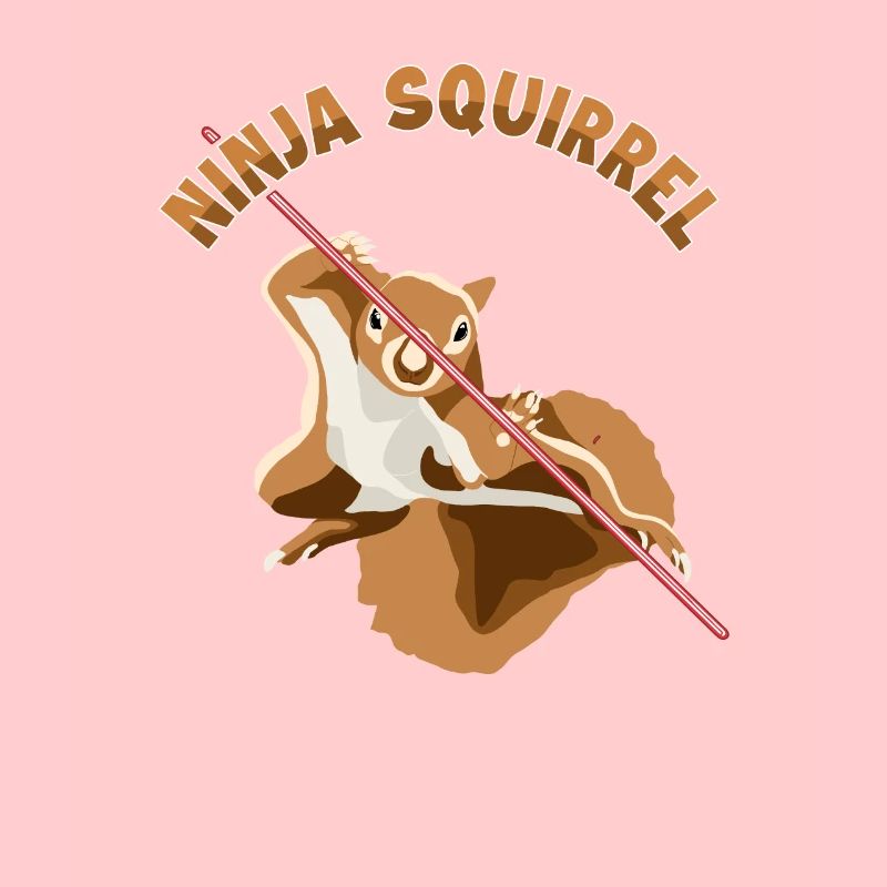 Ninja Squirrel Squirrel Fuchshörnchen Eichhörnchen