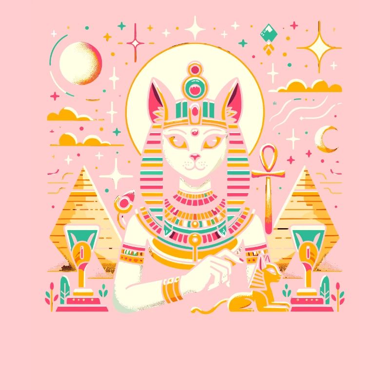 Bastet Déesse égyptienne Égypte Pyramide Égypte
