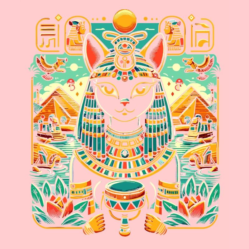Bastet Déesse égyptienne Égypte Pyramide Égypte