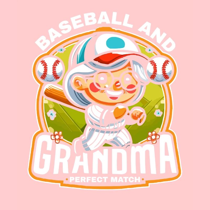 Baseball Oma Großmutter Großelterntag
