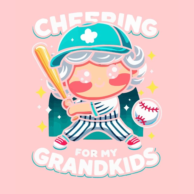 Baseball Oma Großmutter Großelterntag