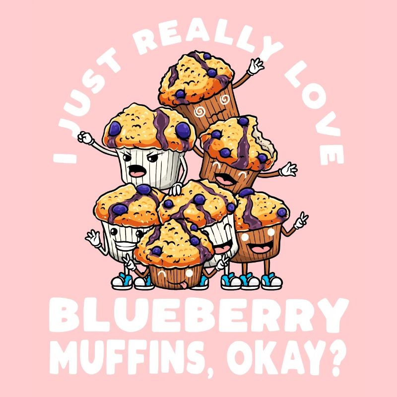 Ich Liebe Blaubeermuffins Einfach