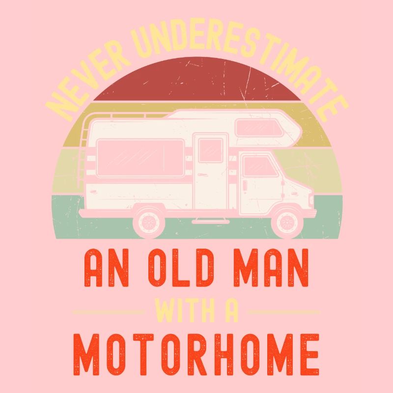 Unterschätzen Sie niemals einen alten Mann mit einem Wohnmobil