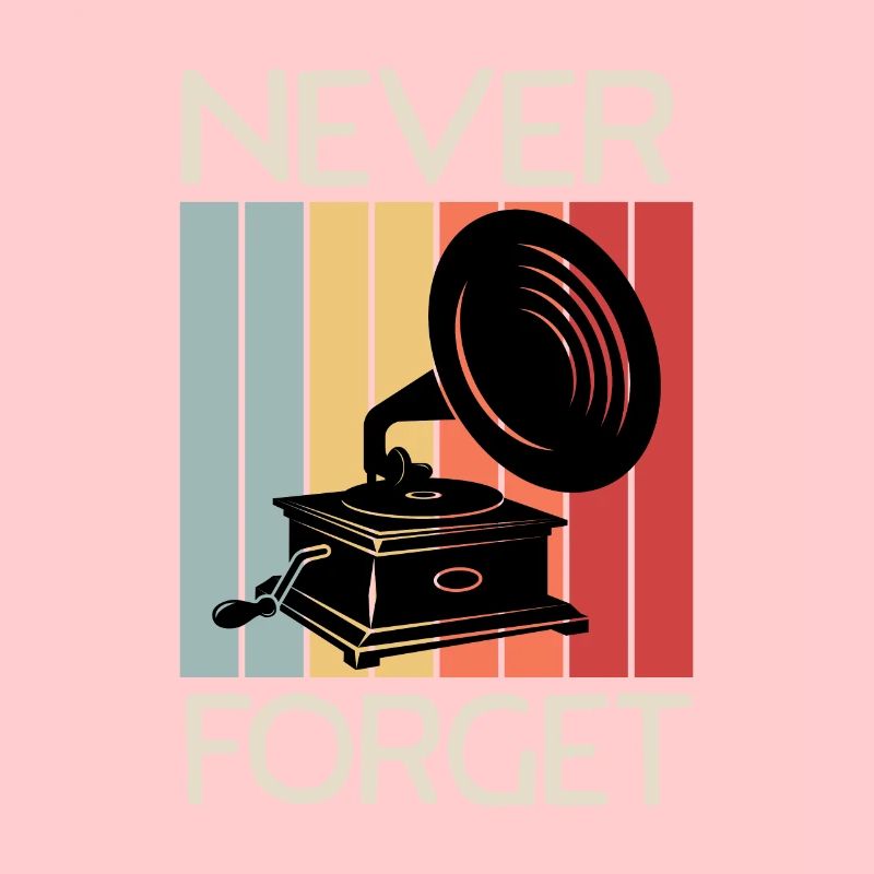 NEVER FORGET/ VINYL DESIGN