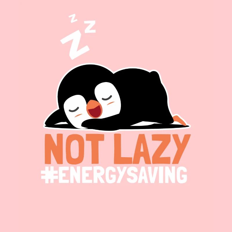 Not Lazy Energysaving Seevogel Königspinguin