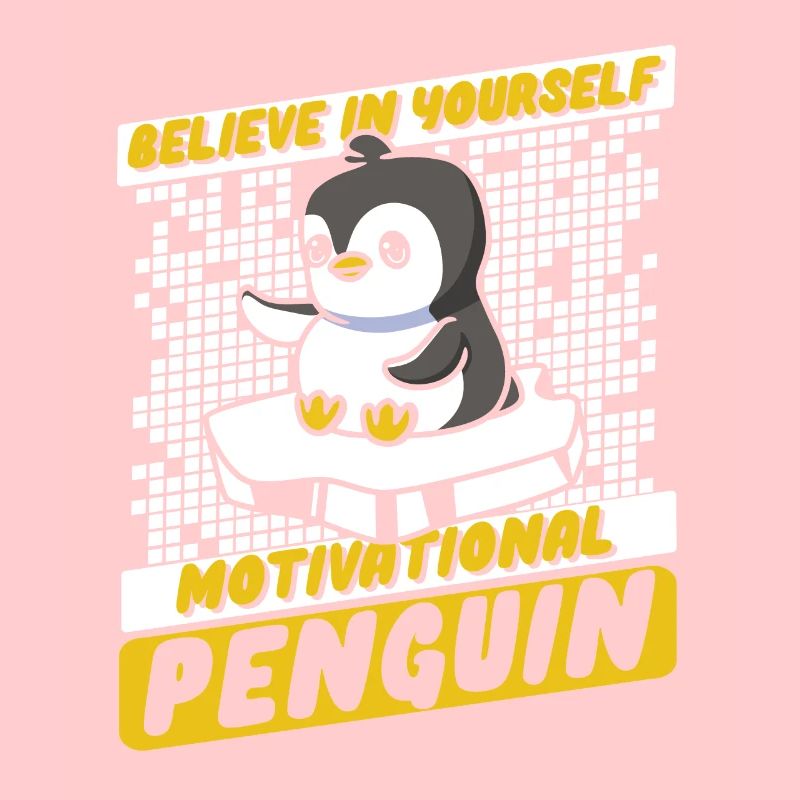 Croyez en vous Motivation Pingouin Oiseau de mer