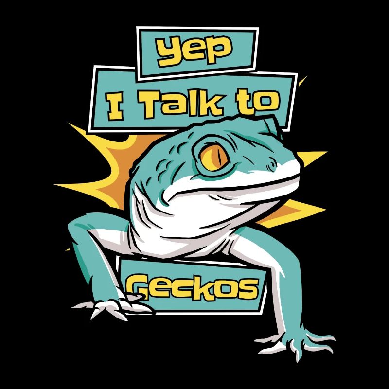 Ich spreche mit Geckos Eidechse Gekkota Schopfleopard