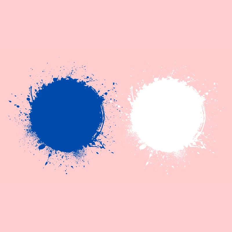 Blue White