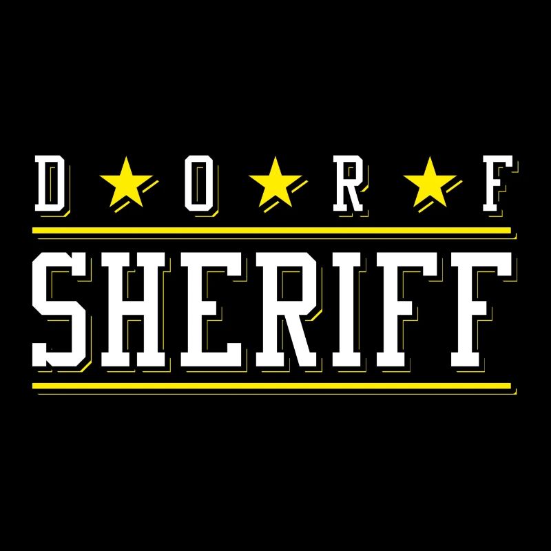 Dorf Sheriff - Polizei Dorf Polizist Hilfssherriff