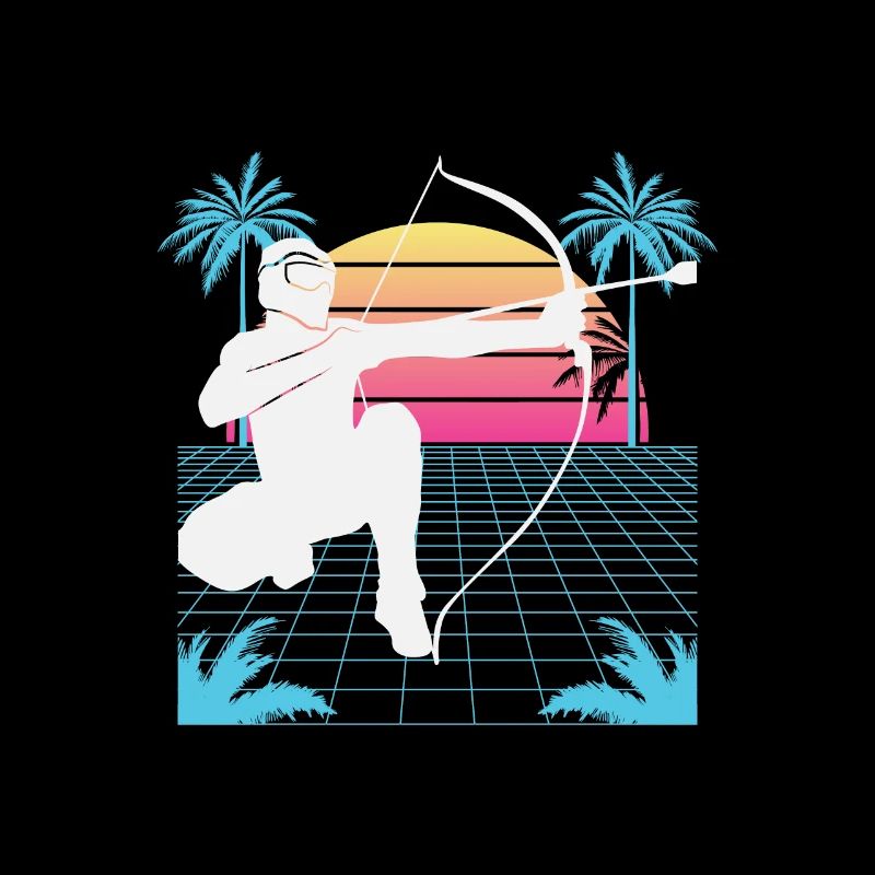 Balise fléchée Vaporwave