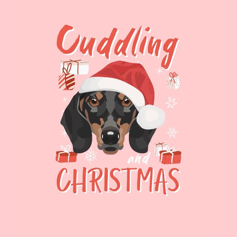 Teckel Joyeux Noël