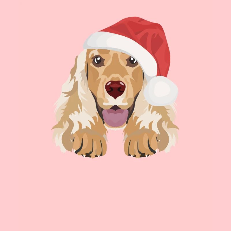 Deutsch Cocker Spaniel Joyeux Noël