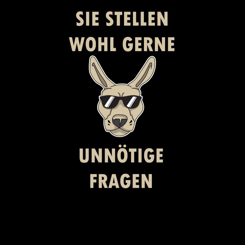 Känguruh sie stellen wohl gerne