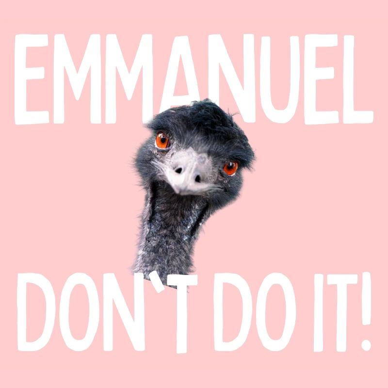 Emmanuel don't do it! Emu witziger viraler Hit