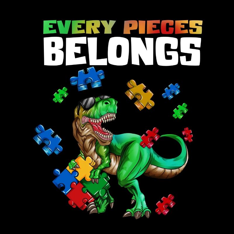 Special Kinder T-Rex Puzzle Autismus Dinosaurier