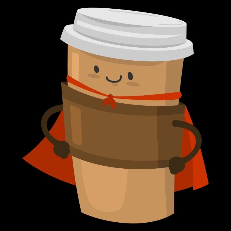 Kaffee Superheld Superhelden Superkräfte Coffee