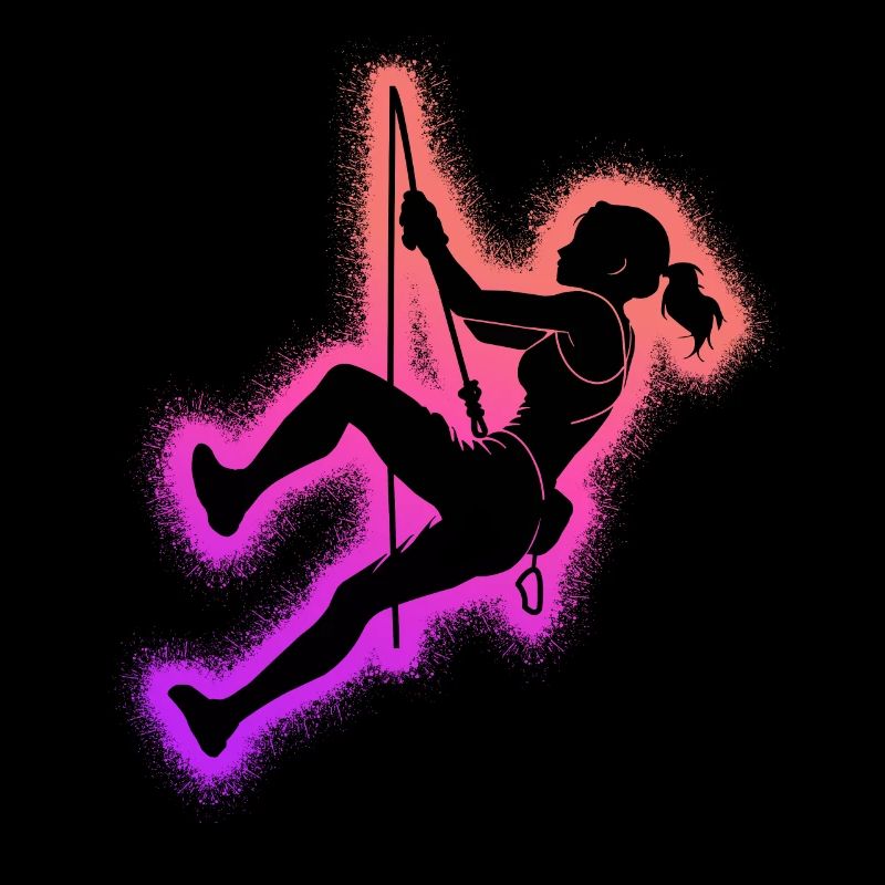 Bouldern Kletterer Bergsteigen Mädchen Klettern