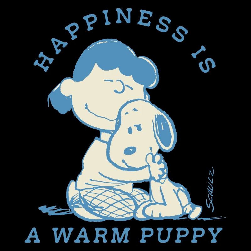 Peanuts Design Le Bonheur C’est Un Chiot Chaud