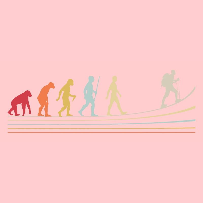 Évolution de l’homme du singe à l’alpiniste