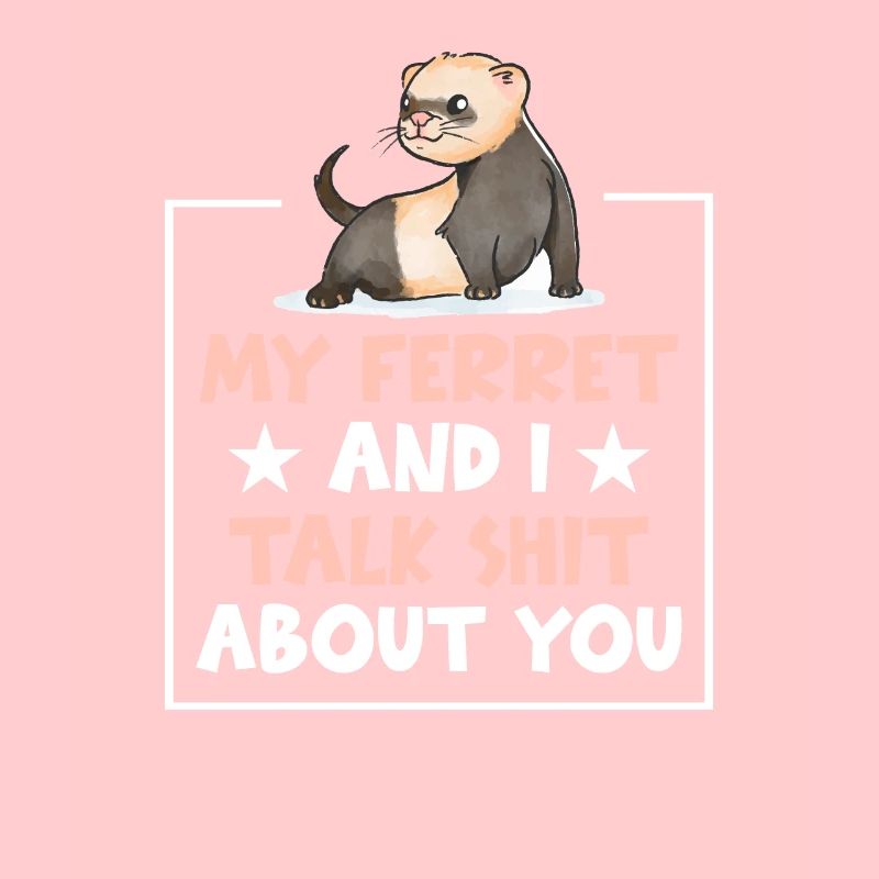 Frettchen Schlankes Wiesel Frettchen