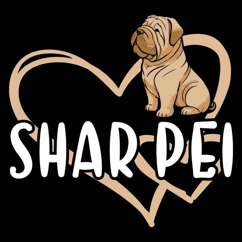 Shar Pei Heart