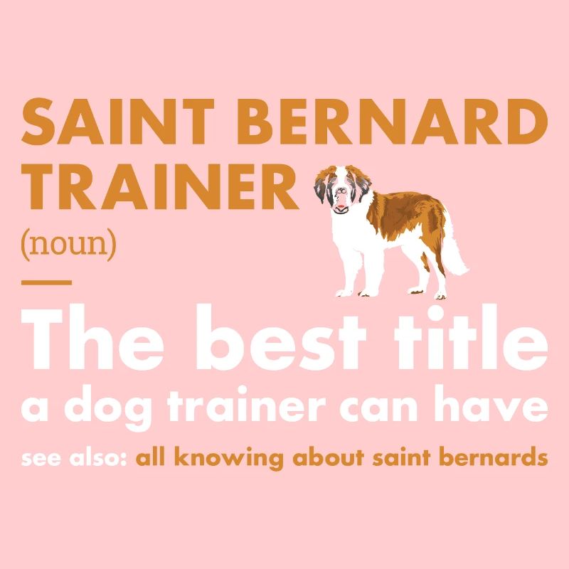Saint Bernard Trainer Definiton