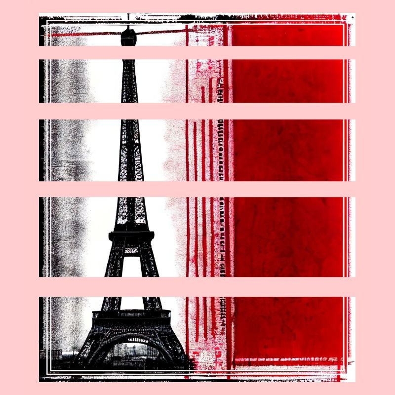 Paris Eiffel Tower Modern Casual Style