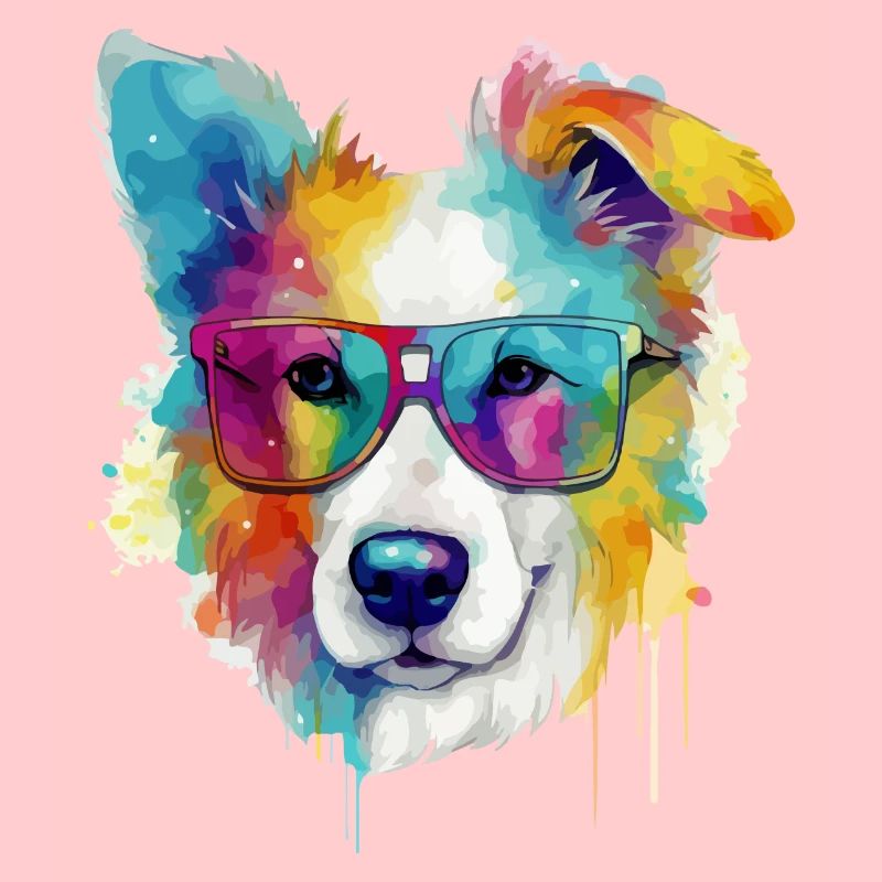 Rexo der Hund mit Brille