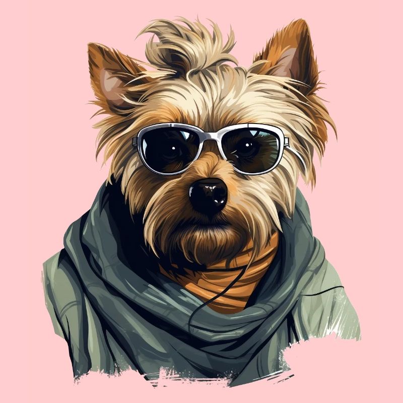 Urban Tinker: Streetwise Yorkshire Terrier Vibes